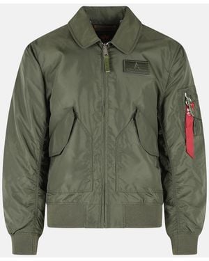 Alpha Industries 'Cwu' Nylon Jacket - Green
