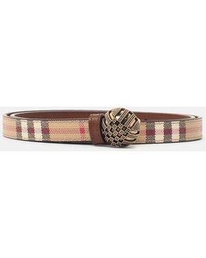 Burberry Cintura 'Granulation' - Bianco