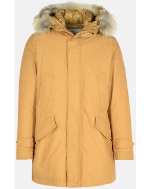 Woolrich 'Polar' Cotton Blend Parka - Yellow