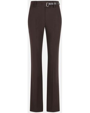 Sportmax 'Rum' Viscose Pants - Brown