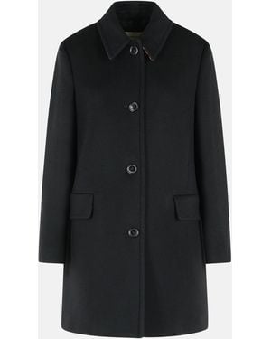 Burberry 'Gosford' Tailored Wool And Cashmere Coat - Black