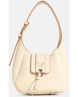 Hogan Ivory Leather 'Hobo Trend' Mini Bag - Natural