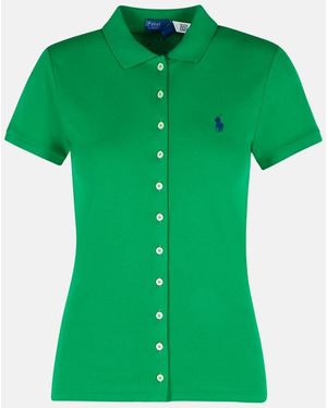 Polo Ralph Lauren Polo Shirt In Cotton - Green
