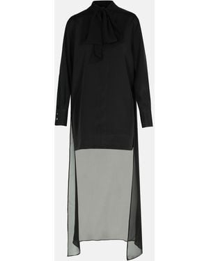 P.A.R.O.S.H. 'Soiree' Silk Dress - Black