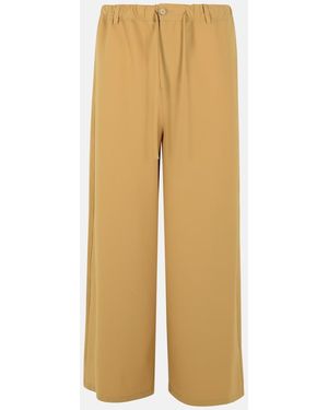 Marni Virgin Wool Blend Pants - Natural