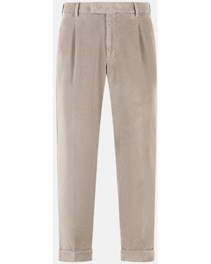 PT Torino 'Rebel' Cotton Blend Pants - Natural