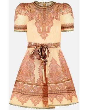 Zimmermann 'Ascent Picnic' Mini Dress - Natural