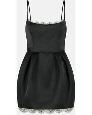 Blumarine Mini Duchesse Dress - Black