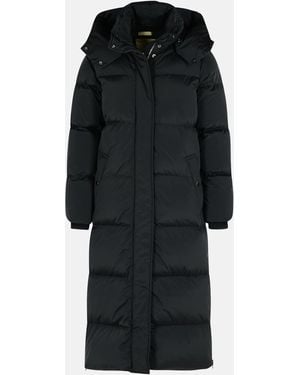 Woolrich 'Kelly' Long Polyamide Blend Down Jacket - Black