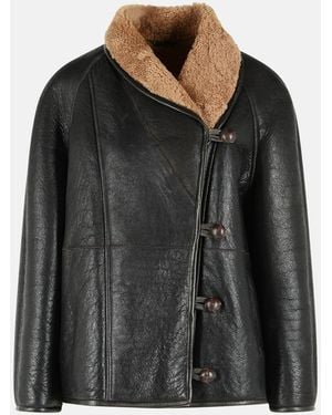 Isabel Marant 'Camber' Pele Sheepskin - Black