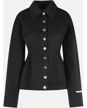 Sportmax 'Arena' Virgin Wool Jacket - Black
