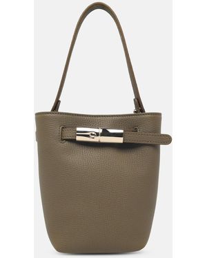 Longchamp 'Le Smart Flow' Leather Bag - Green