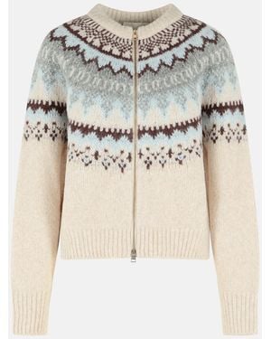 Closed Wool Blend Cardigan - Natural