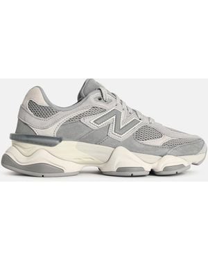 New Balance '9060' Fabric Blend Sneakers - White