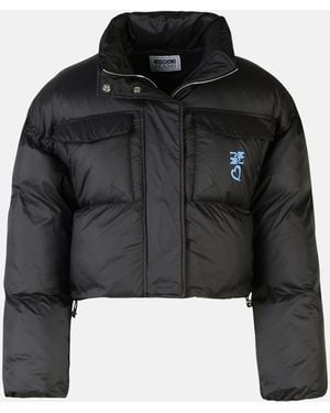 Moschino Crop Down Jacket - Black