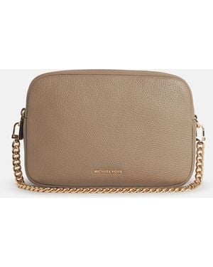 MICHAEL Michael Kors 'Briant' Dove Leather Bag - Natural