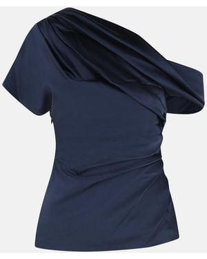 Jonathan Simkhai Acetate Blend Top - Blue