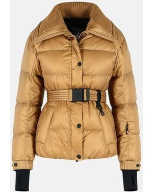 Moncler Giacca Da Sci 'Bataillouse' Imbottita Con Cintura In - Arancione