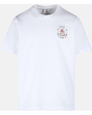 CASABLANCA T-Shirt 'Casaway' - Bianco