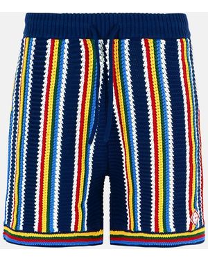 CASABLANCA Bermuda 'Crochet' - Blu