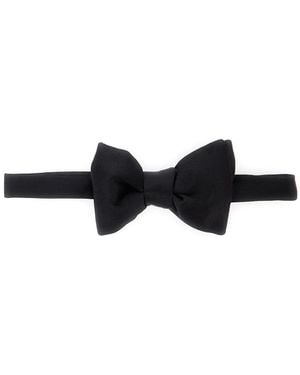 Tom Ford Bow Tie With Back Closure - Black