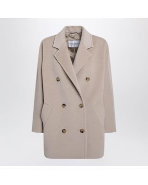 Max Mara Short 101801 Icon Coat - Natural