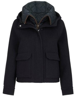 Brunello Cucinelli Wool And Cashmere Jacket - Black