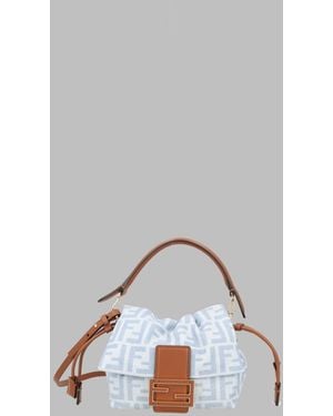 Fendi Borsa "Baguette Soft" Small - Blue