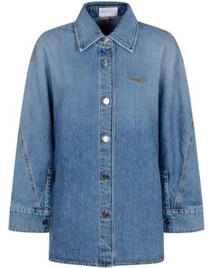 Givenchy Cocoon Denim Shirt Clothing - Blue