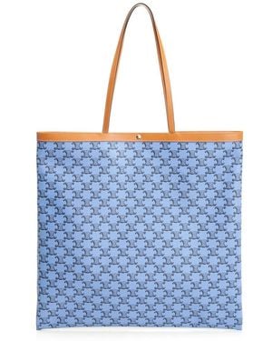 Celine Large Flat Shopper - Blue
