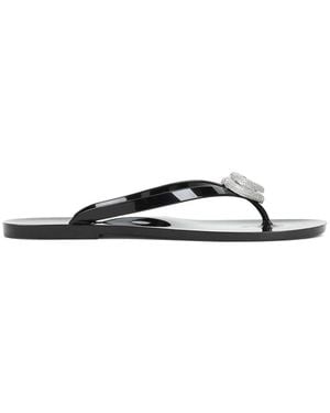 Mach &amp; Mach Pvc Thong Slides - Black