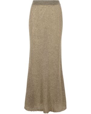 Lisa Yang 'Kelsy' Long Skirt - Natural