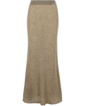 Lisa Yang 'Kelsy' Long Skirt - Natural