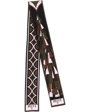 PUCCI Emilio 'Baiadera' Scarf - White