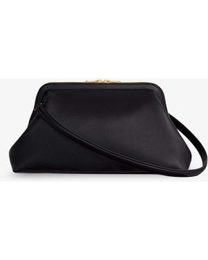 Celine Doctor Leather Shoulder Bag - White