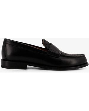 Dior Dior Granvil Leather Loafers - Black