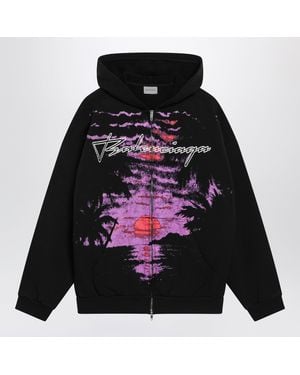 Balenciaga Zip-Up Hoodie Dream Surfer - Black