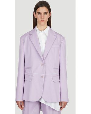 JW Anderson Jw Anderson Deconstructed Blazer - Purple