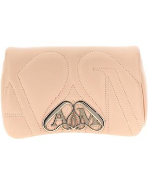 McQueen Mcqueen 'The Mini Seal' Crossbody Bag - Natural