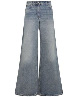Courreges Baggy Hammer Jeans - Blue