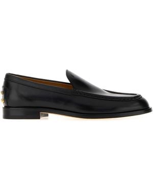 Tod's Leather Loafers - Black