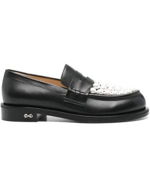 ローファー・オックスフォード MACH & MACH SIRENE BICOLOUR PEARL LOAFERS Mach & Mach Sirene Bicolour Pearl Loafer – LOZURI®
