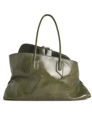 The Attico Medium 'La Passeggiata' Leather Bag - Green