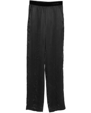 Tom Ford Logo-Stripe Pants - Black