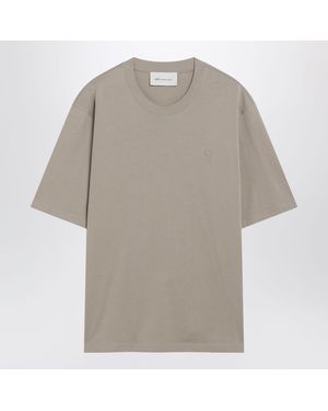 Ami Paris Taupe Ami De Coeur Cotton T-Shirt - Gray