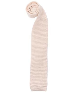 Brunello Cucinelli Knit Necktie - White