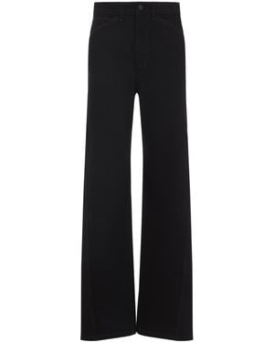 Lemaire Twisted Cotton Pants - Black