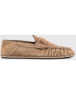 Saint Laurent Le Loafer Loafers - Natural
