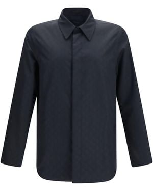 Gucci Gg Light Silk Faille Jacket - Blue