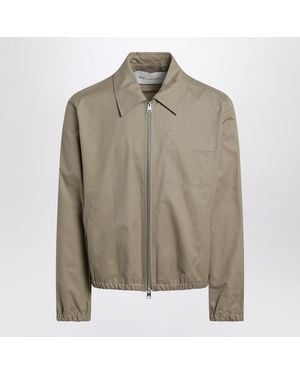 Ami Paris De Coeur Zip-Up Jacket - Green